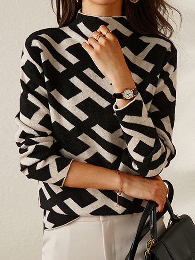 HEXGLAM™ - Maglione a maniche lunghe in cashmere