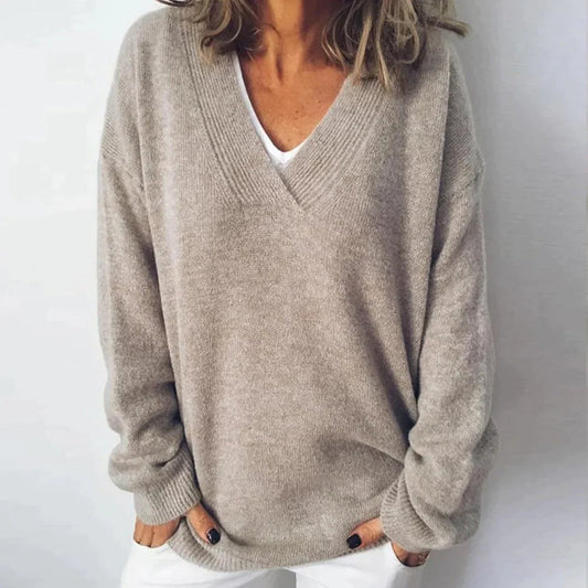 Maglione in cashmere con scollo a V | HEXGLAM™