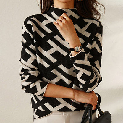 HEXGLAM™ - Maglione a maniche lunghe in cashmere