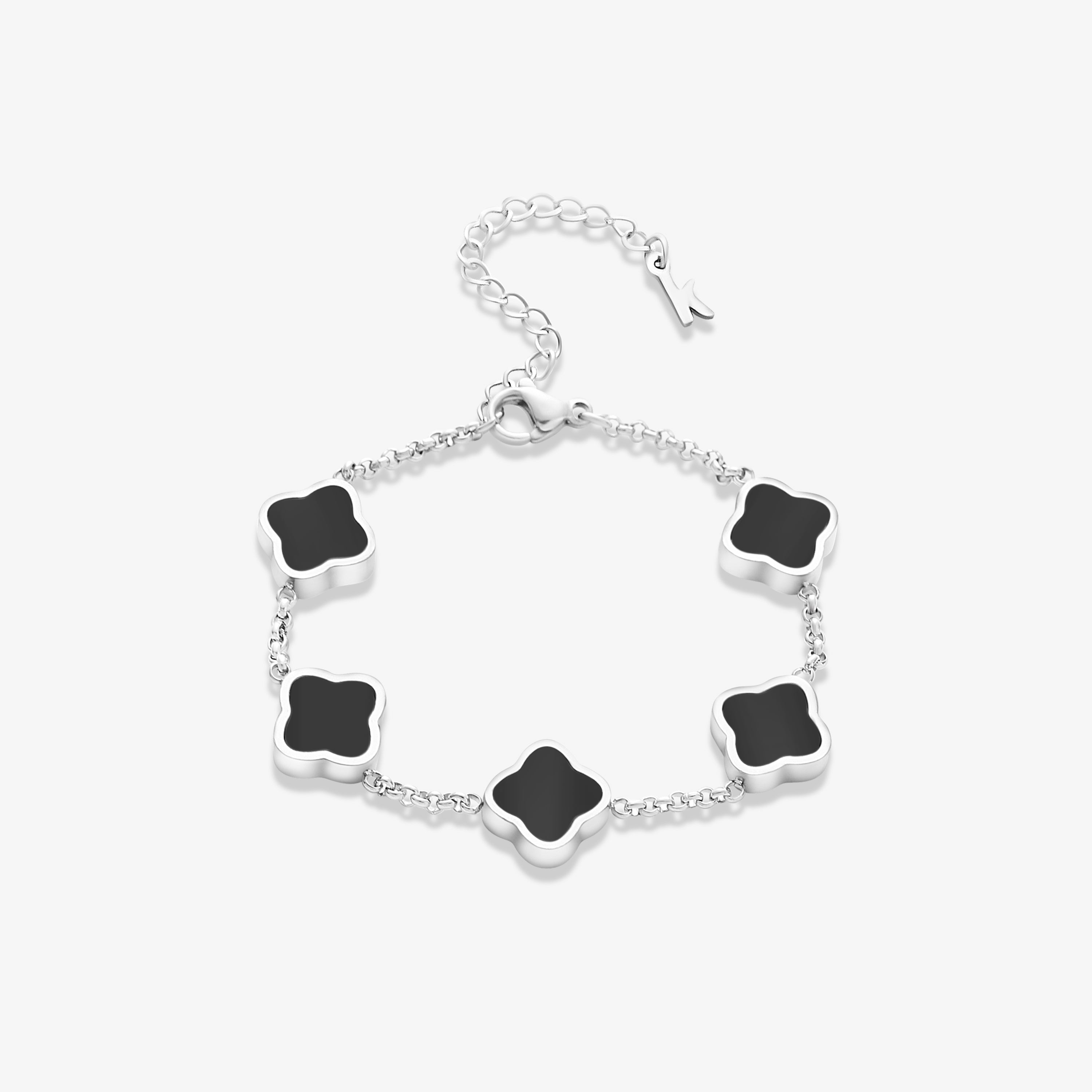 CLOVER Zilveren Armband