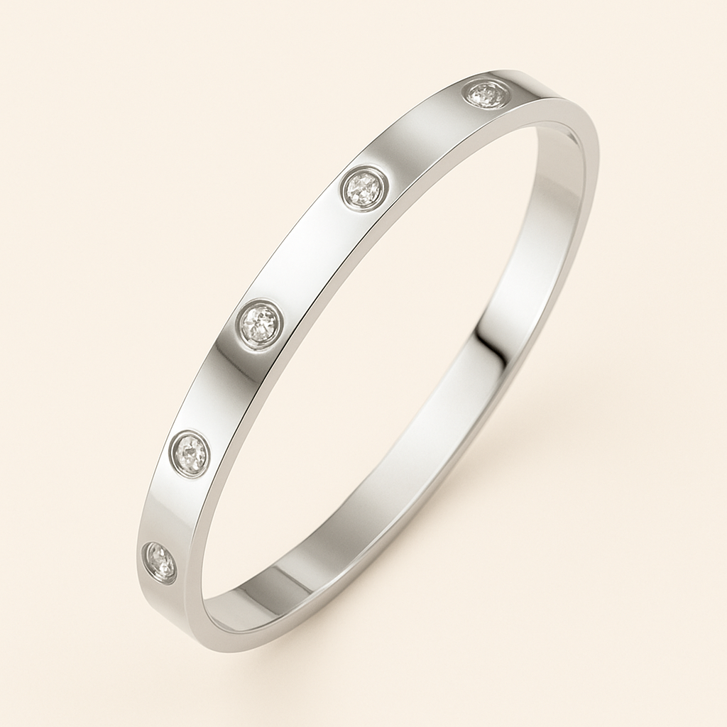 FINET Luxe Armband met Zirkoon