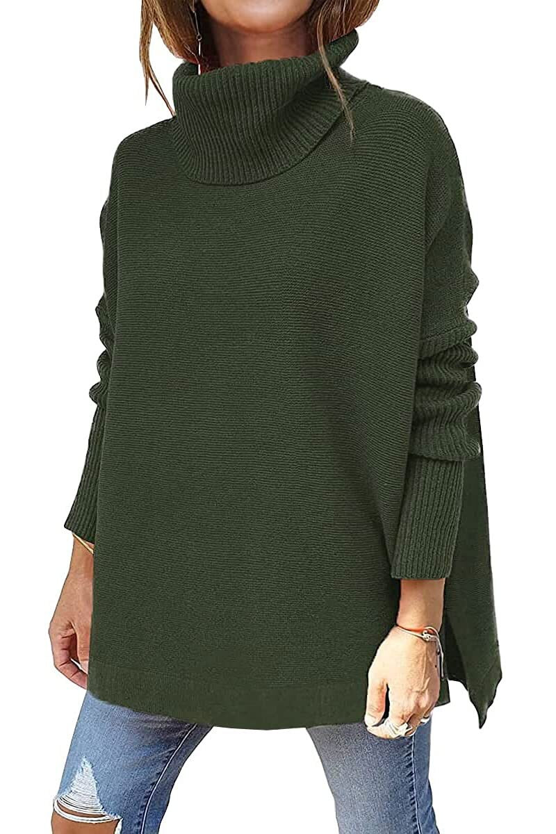 Dolcevita in cashmere dalla vestibilità ampia | HEXGLAM™ 