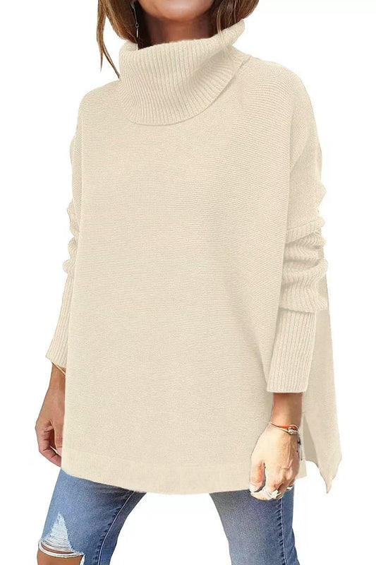 Dolcevita in cashmere dalla vestibilità ampia | HEXGLAM™ 