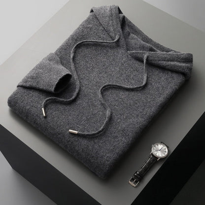 Felpa con cappuccio in lana merino | HEXGLAM™